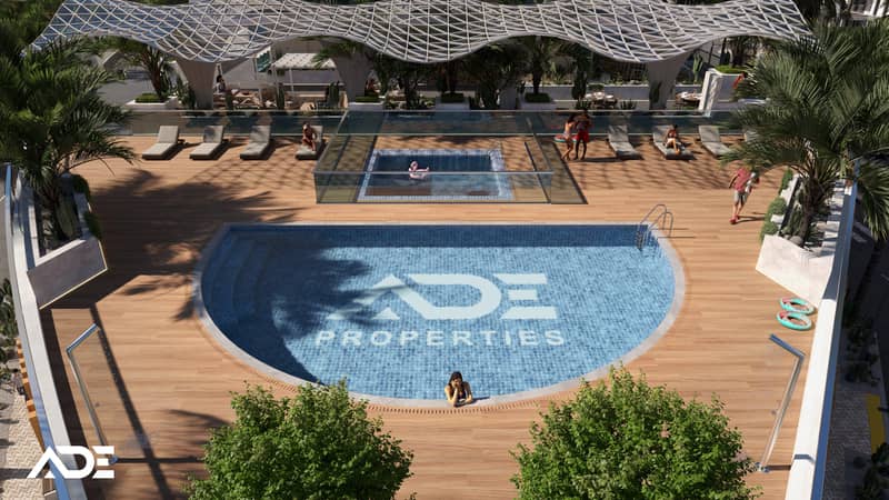 New Deansgate residence with a swimming pool and lounge areas close to parks, Majan, Dubai, UAE — photo 5