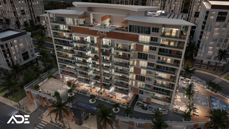 New Deansgate residence with a swimming pool and lounge areas close to parks, Majan, Dubai, UAE — photo 12