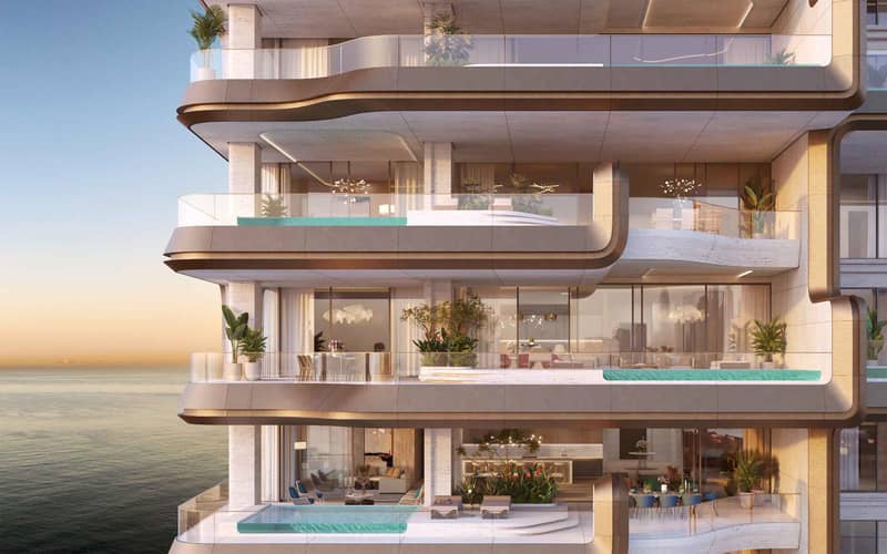 4 новые квартиры в ЖК The Alba Residences в The Palm Jumeirah — фото 2