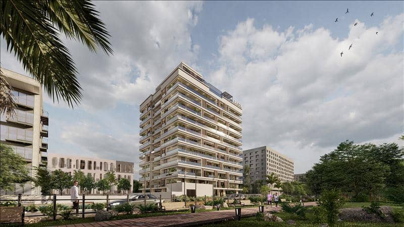 Новая резиденция Aark Residences с бассейном и круглосуточной охраной в центре Дубая, Dubai Land Residence, ОАЭ — фото 7
