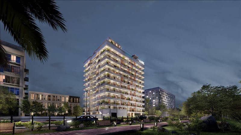 Новая резиденция Aark Residences с бассейном и круглосуточной охраной в центре Дубая, Dubai Land Residence, ОАЭ — фото 8