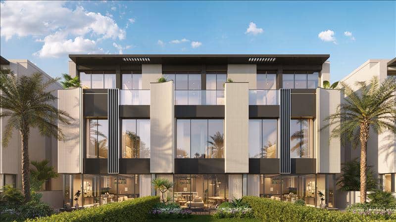 Новый комплекс таунхаусов Watercrest с бассейнами, Meydan, Дубай, ОАЭ — фото 4