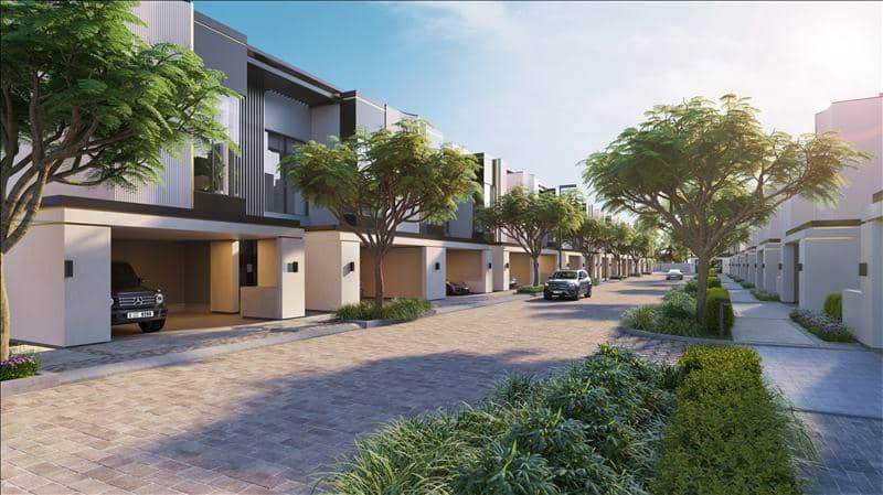 New exclusive complex of villas Watercrest with swimming pools and gardens, Meydan, Dubai, UAE — photo 11
