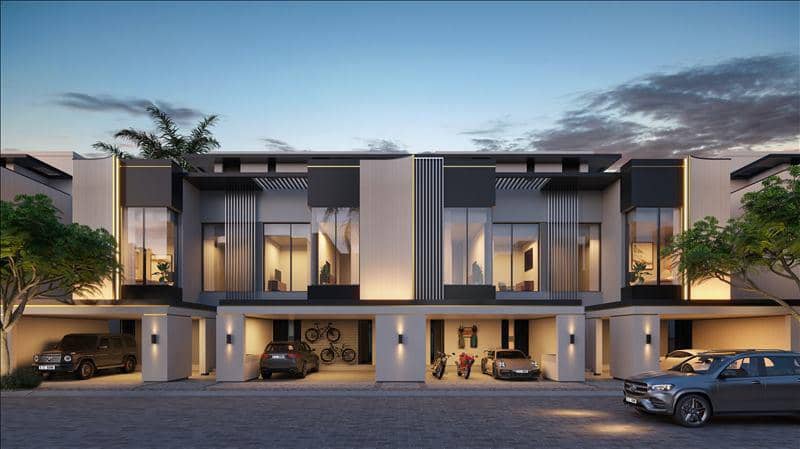 New exclusive complex of villas Watercrest with swimming pools and gardens, Meydan, Dubai, UAE — photo 6