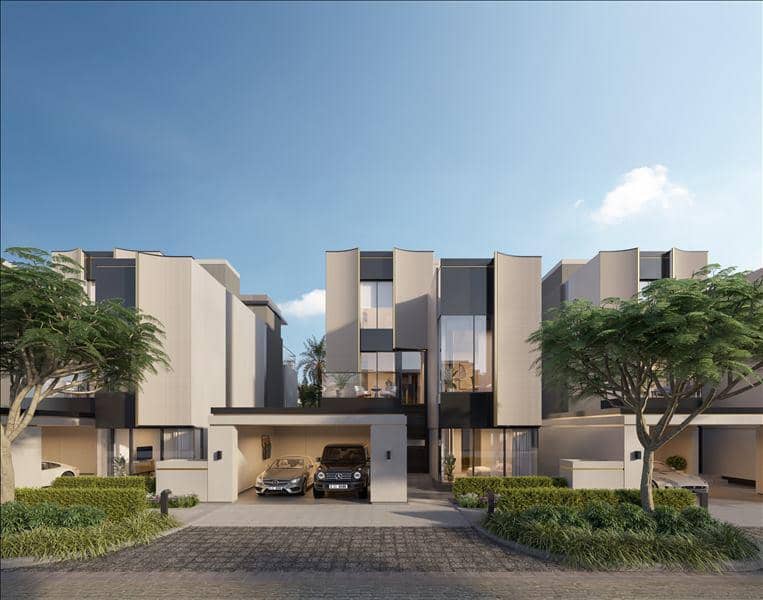 New exclusive complex of villas Watercrest with swimming pools and gardens, Meydan, Dubai, UAE — photo 3