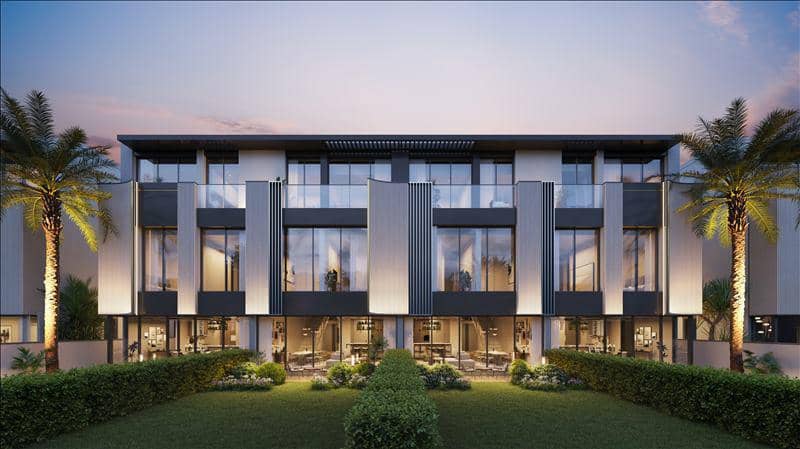 New exclusive complex of villas Watercrest with swimming pools and gardens, Meydan, Dubai, UAE — photo 4