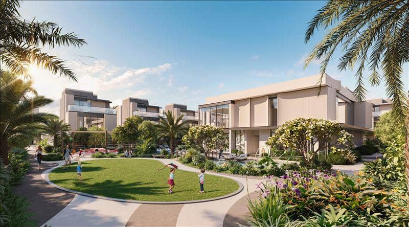 New exclusive complex of villas Watercrest with swimming pools and gardens, Meydan, Dubai, UAE — photo 10