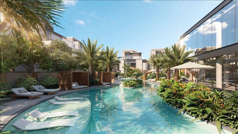 New exclusive complex of villas Watercrest with swimming pools and gardens, Meydan, Dubai, UAE — photo 9