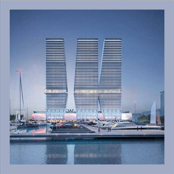 New W Residences with a swimming pool, a spa center and a direct access to the yacht club, Dubai Harbour, Dubai, UAE — photo 2