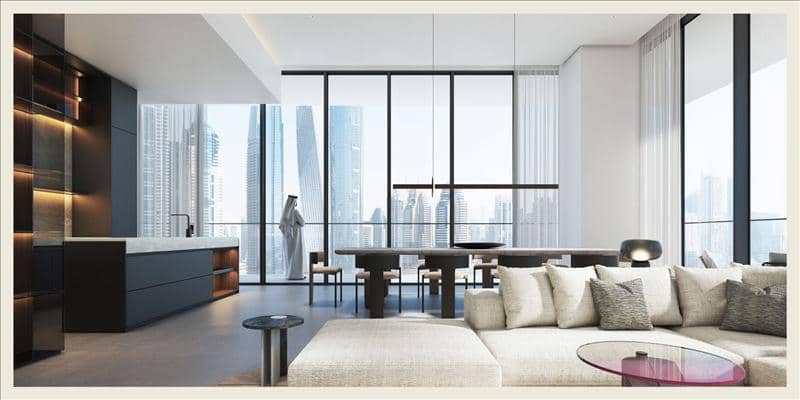 New W Residences with a swimming pool, a spa center and a direct access to the yacht club, Dubai Harbour, Dubai, UAE — photo 2
