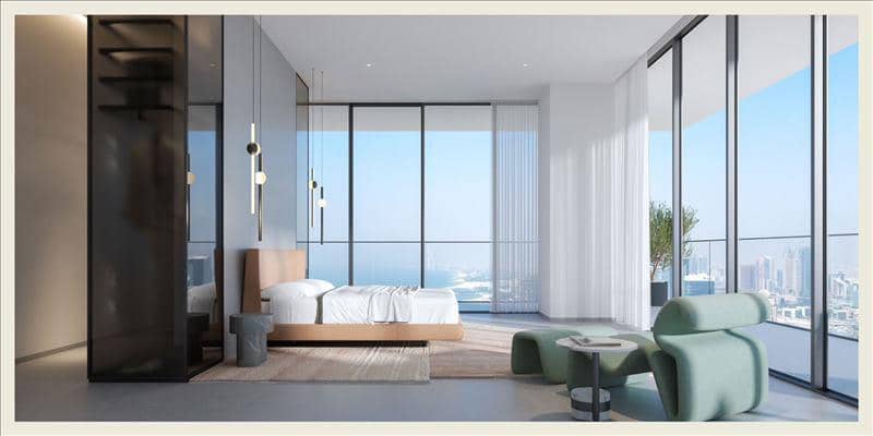 New W Residences with a swimming pool, a spa center and a direct access to the yacht club, Dubai Harbour, Dubai, UAE — photo 5
