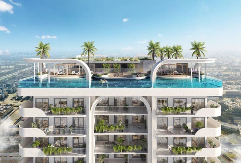 208 new flats in residential complex Weybridge Gardens 3 in Dubai — photo 2