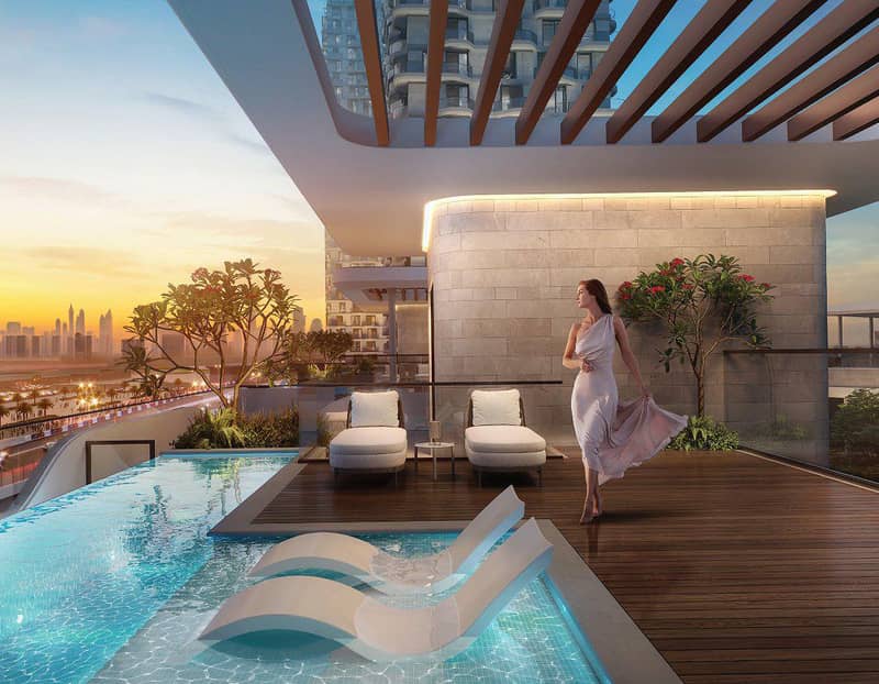New Takaya Residence with swimming pools and a so-working area near the autodrome, Motor City, Dubai, UAE — photo 7