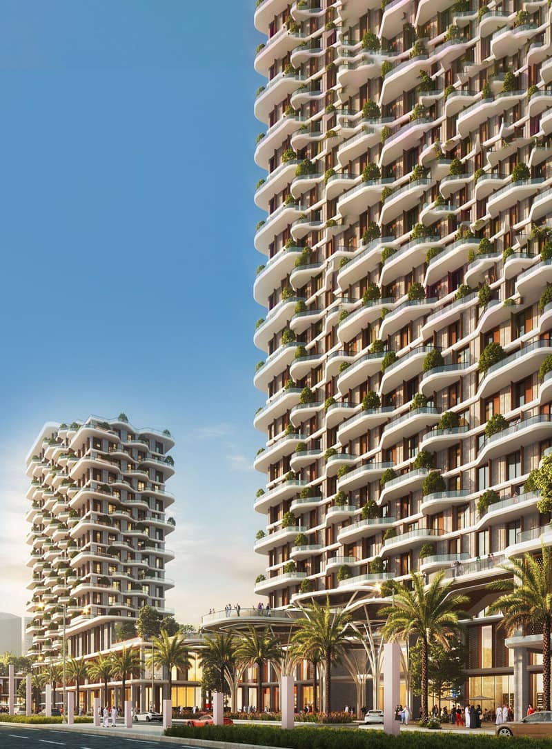 New Takaya Residence with swimming pools and a so-working area near the autodrome, Motor City, Dubai, UAE — photo 2