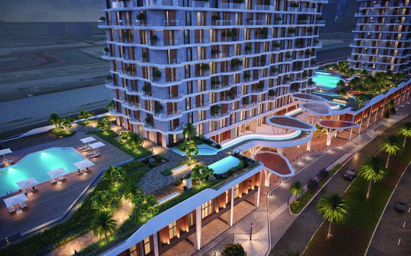 New Takaya Residence with swimming pools and a so-working area near the autodrome, Motor City, Dubai, UAE — photo 5