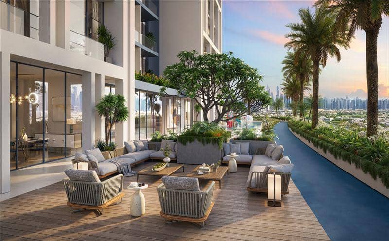 Новый комплекс меблированных апартаментов Fairway Residences с бассейнами и видами на поле для гольфа, Dubai Sports City, Дубай, ОАЭ — фото 25