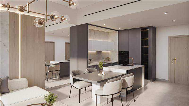 Новый комплекс меблированных апартаментов Fairway Residences с бассейнами и видами на поле для гольфа, Dubai Sports City, Дубай, ОАЭ — фото 6