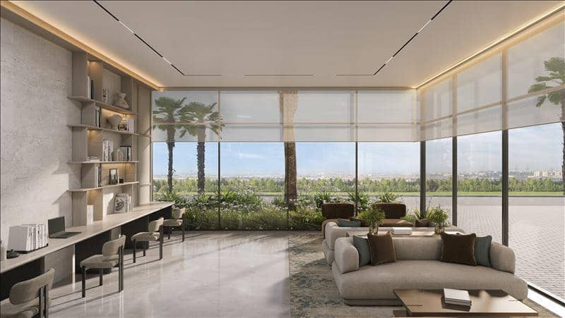 Новый комплекс меблированных апартаментов Fairway Residences с бассейнами и видами на поле для гольфа, Dubai Sports City, Дубай, ОАЭ — фото 14