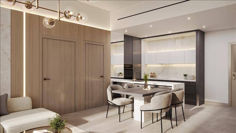 Новый комплекс меблированных апартаментов Fairway Residences с бассейнами и видами на поле для гольфа, Dubai Sports City, Дубай, ОАЭ — фото 7