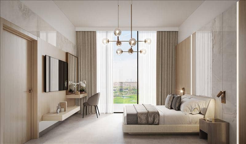 Новый комплекс меблированных апартаментов Fairway Residences с бассейнами и видами на поле для гольфа, Dubai Sports City, Дубай, ОАЭ — фото 9