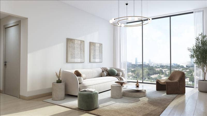 Новая резиденция Ghaff Land с бассейном недалеко от аэропорта, Dubai Studio City, Дубай, ОАЭ — фото 4
