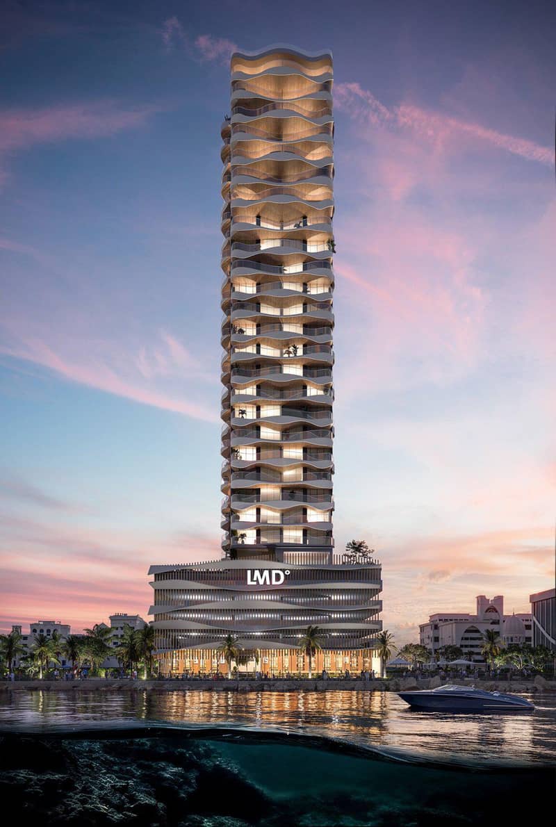 New waterfront complex The Pier Residences with swimming pools close to Downtown Dubai, Dubai Maritime City, Dubai, UAE — photo 16