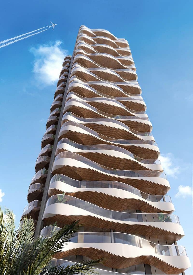 New waterfront complex The Pier Residences with swimming pools close to Downtown Dubai, Dubai Maritime City, Dubai, UAE — photo 15