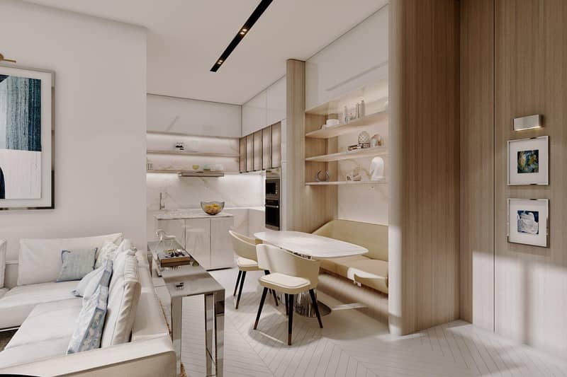 Новый жилой комплекс у воды The Pier Residences с бассейнами недалеко от Даунтаун Дубай, Dubai Maritime City, Дубай, ОАЭ — фото 9