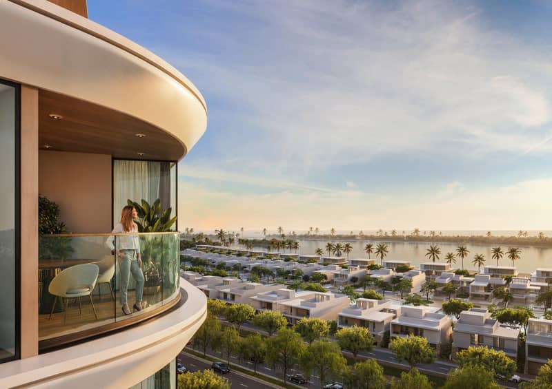 Новый комплекс Selene Beach Residences с лагуной, бассейном и парками, Al Seanneeah, Дубай, ОАЭ — фото 4