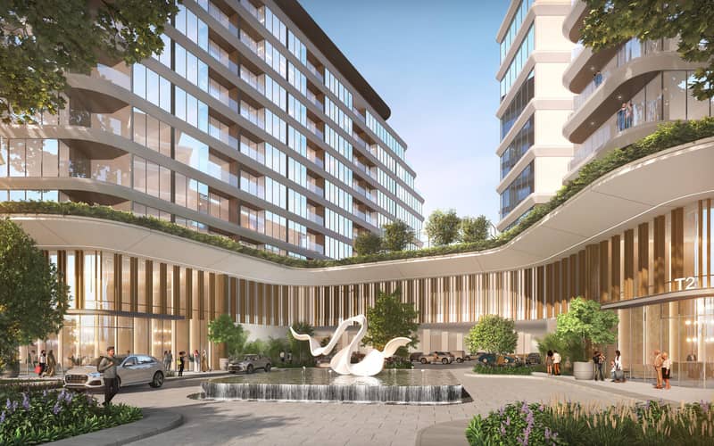 Новый комплекс Selene Beach Residences с лагуной, бассейном и парками, Al Seanneeah, Дубай, ОАЭ — фото 13