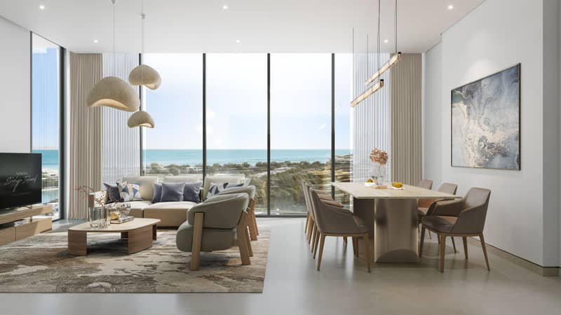 Новый комплекс Selene Beach Residences с лагуной, бассейном и парками, Al Seanneeah, Дубай, ОАЭ — фото 6