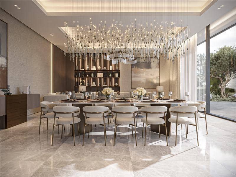 New complex of villas Nineteen Riviera Lagoon with swimming pools and underground garages, Nad Al Sheba, Dubai, UAE — photo 19