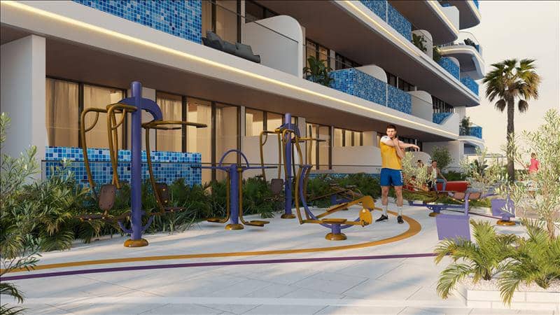 New Ocean Pearl Residence with swimming pools close to the canal and Dubai Creek, Dubai Islands, Dubai, UAE — photo 19