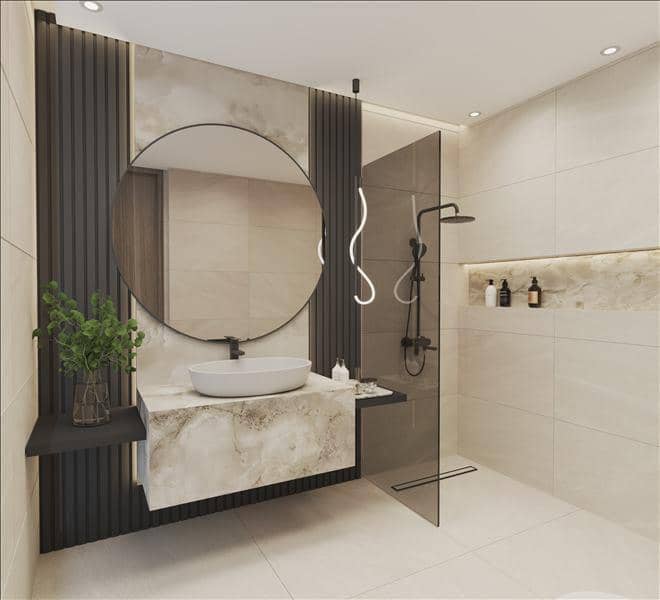 New Ocean Pearl Residence with swimming pools close to the canal and Dubai Creek, Dubai Islands, Dubai, UAE — photo 9
