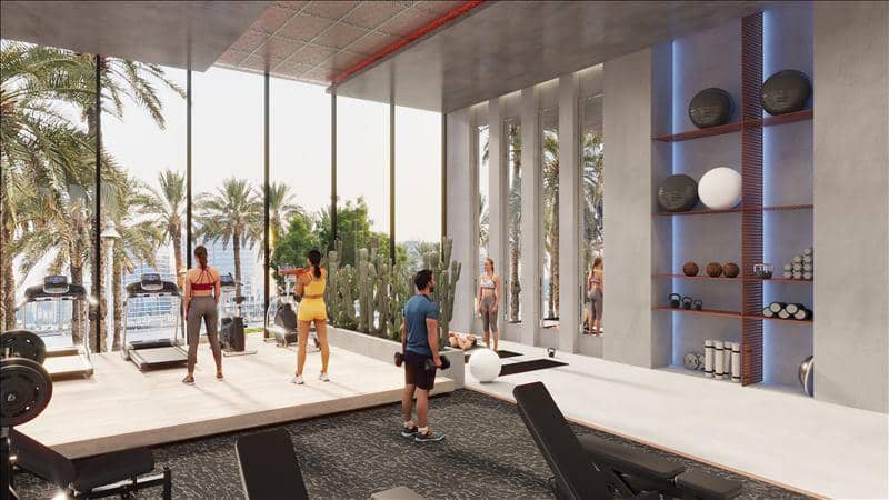 New Ocean Pearl Residence with swimming pools close to the canal and Dubai Creek, Dubai Islands, Dubai, UAE — photo 10