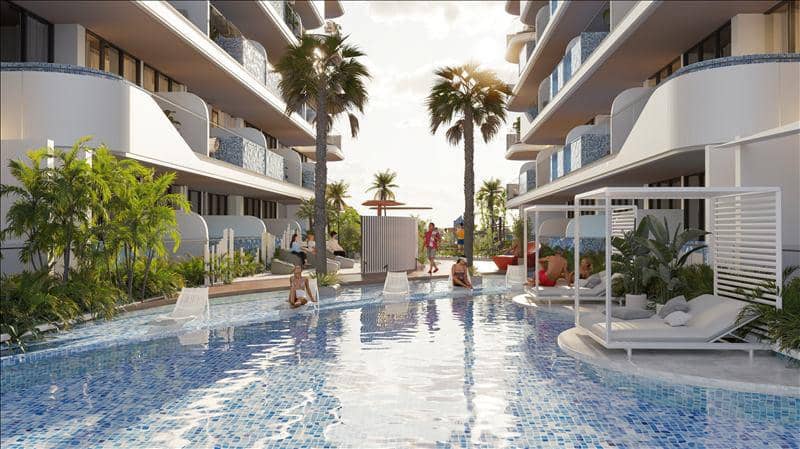 New Ocean Pearl Residence with swimming pools close to the canal and Dubai Creek, Dubai Islands, Dubai, UAE — photo 16