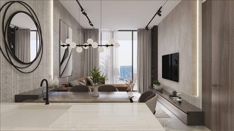 New Ocean Pearl Residence with swimming pools close to the canal and Dubai Creek, Dubai Islands, Dubai, UAE — photo 6