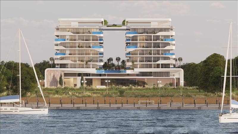 New Ocean Pearl Residence with swimming pools close to the canal and Dubai Creek, Dubai Islands, Dubai, UAE — photo 2