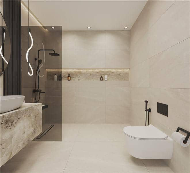 New Ocean Pearl Residence with swimming pools close to the canal and Dubai Creek, Dubai Islands, Dubai, UAE — photo 8