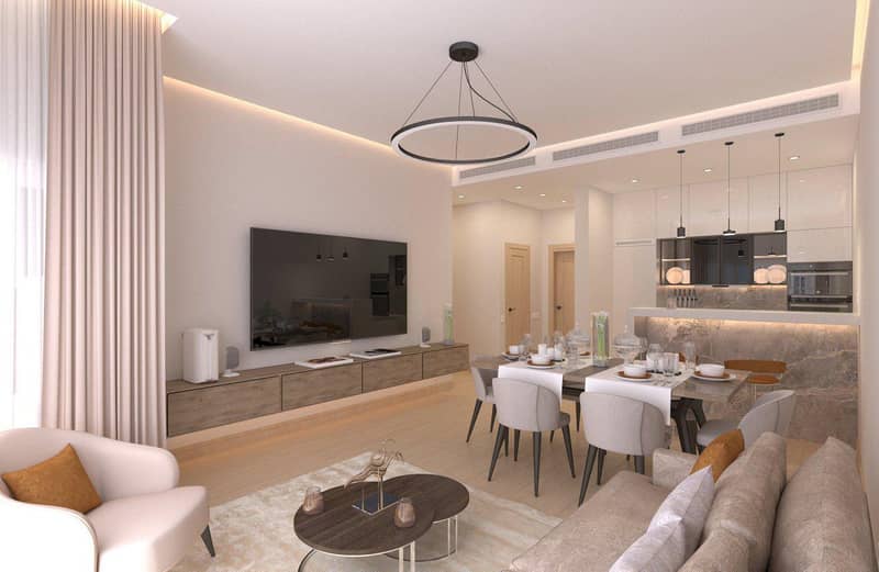 Новая малоэтажная резиденция Alba Residence с бассейном и ресторанами, Liwan, Дубай, ОАЭ — фото 4