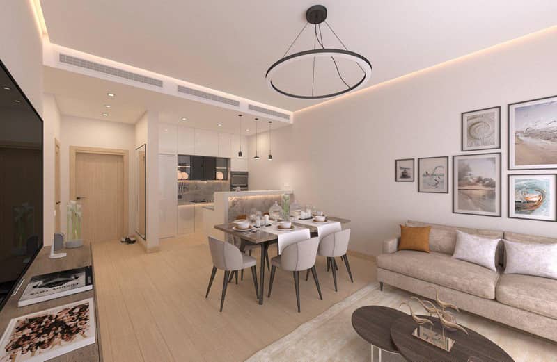 Новая малоэтажная резиденция Alba Residence с бассейном и ресторанами, Liwan, Дубай, ОАЭ — фото 3