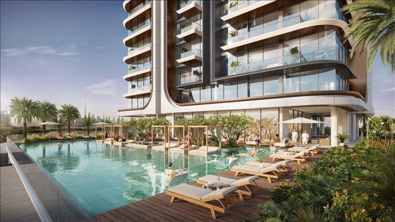 Новая резиденция Belgrove Residence с бассейнами и парками рядом с Бурдж Халифа и международным аэропортом, Nad Al Sheba 1, Дубай, ОАЭ — фото 10