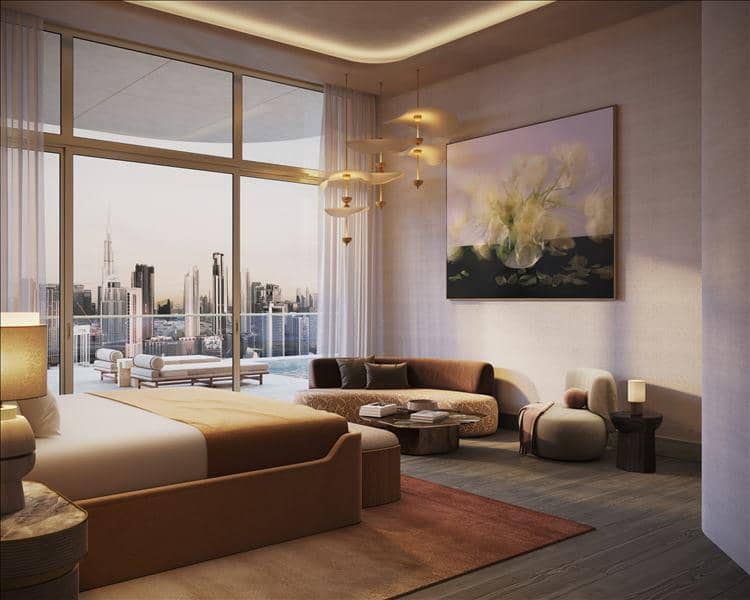 New residence One Sankari (Flagship) with swimming pools, tennis courts and a business lounge, Business Bay, Dubai, UAE — photo 8