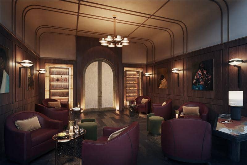 New residence One Sankari (Flagship) with swimming pools, tennis courts and a business lounge, Business Bay, Dubai, UAE — photo 15