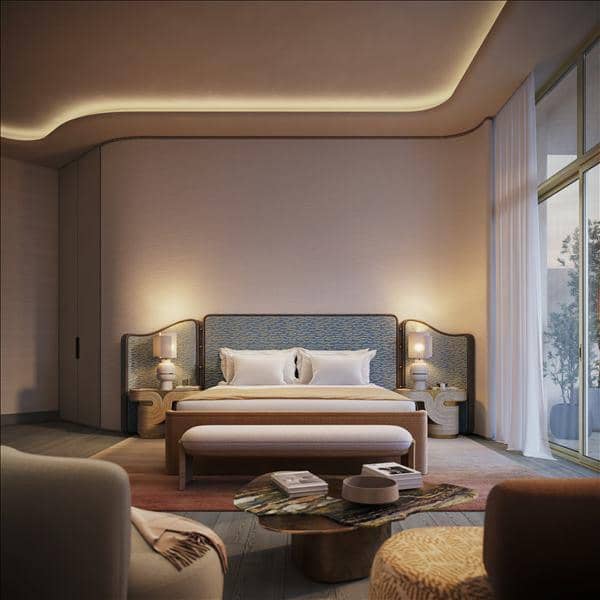 New residence One Sankari (Flagship) with swimming pools, tennis courts and a business lounge, Business Bay, Dubai, UAE — photo 9