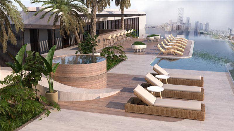 New Isola Bella Residence with swimming pools, a co-working area and a kindergarten, JVC, Dubai, UAE — photo 19