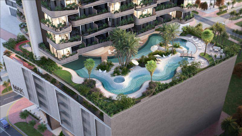 New Isola Bella Residence with swimming pools, a co-working area and a kindergarten, JVC, Dubai, UAE — photo 27