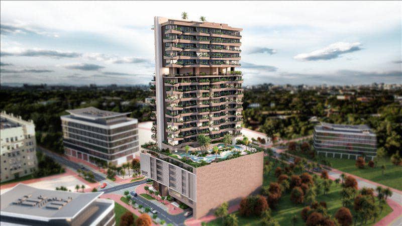 New Isola Bella Residence with swimming pools, a co-working area and a kindergarten, JVC, Dubai, UAE — photo 2