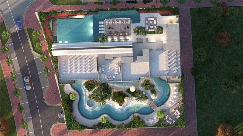 New Isola Bella Residence with swimming pools, a co-working area and a kindergarten, JVC, Dubai, UAE — photo 35
