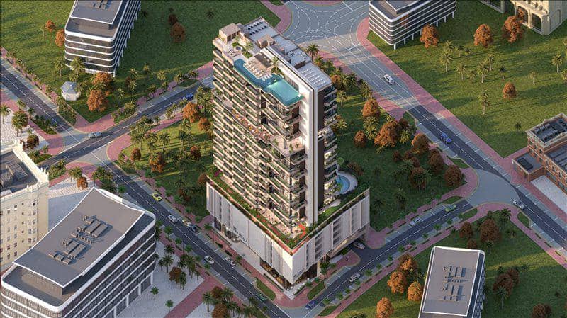 New Isola Bella Residence with swimming pools, a co-working area and a kindergarten, JVC, Dubai, UAE — photo 33